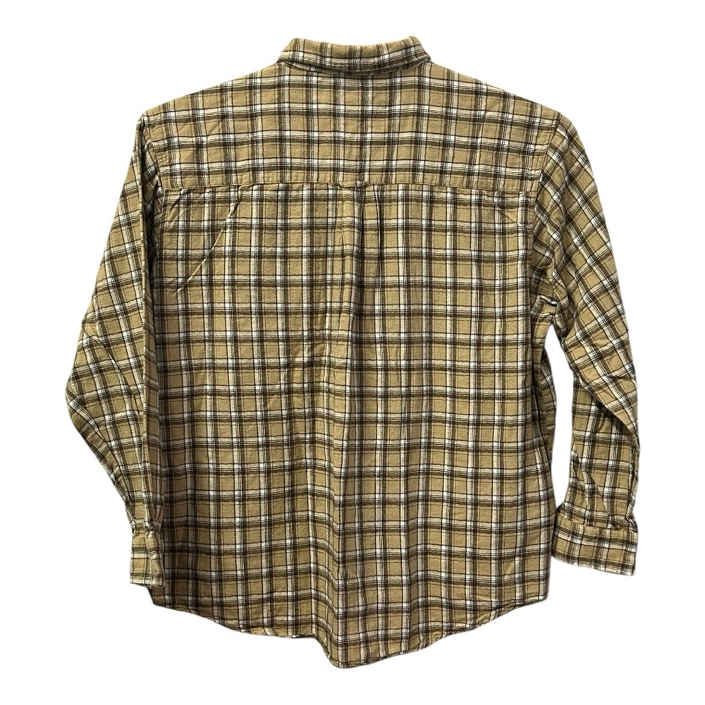 Ivy Crew Men’s Long Sleeve Flannel Plaid Button Down Shirt Sz 3XL - Picture 2 of 5
